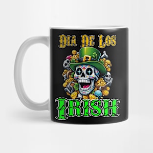 St. Patrick's Day - Dia de los Irish (Transparent Background) Mug